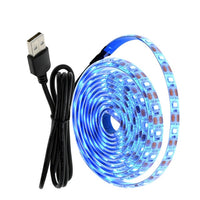 5V USB LED Strip Light 2835 RGB Diode Tape 1M 2M Flexible Neon Ribbon for TV Backlight PC Screen Background Lighting Decoration