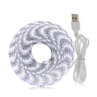 5V USB LED Strip Light 2835 RGB Diode Tape 1M 2M Flexible Neon Ribbon for TV Backlight PC Screen Background Lighting Decoration