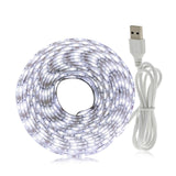 5V USB LED Strip Light 2835 RGB Diode Tape 1M 2M Flexible Neon Ribbon for TV Backlight PC Screen Background Lighting Decoration