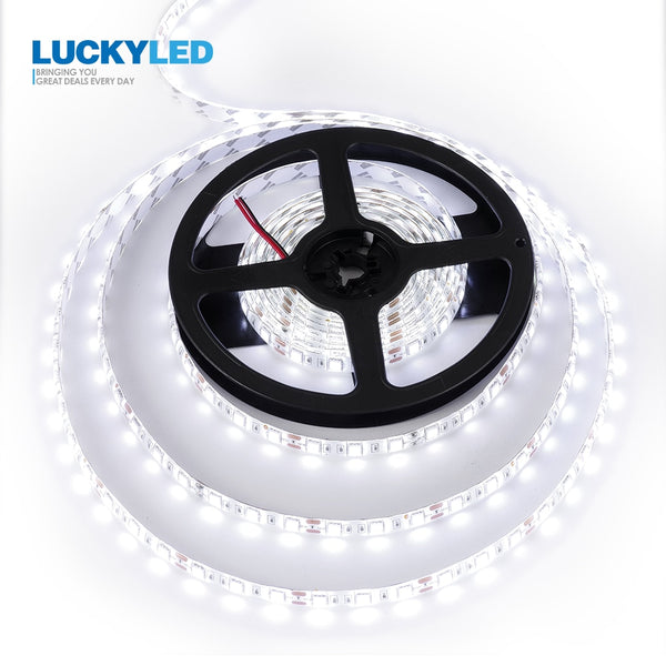 LUCKYLED 5M Led Strip 2835 5050 SMD 60Leds/M Waterproof Flexible Led Tape 12v Decoration Ribbon Led Lights  Led Stripe RGB