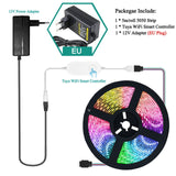 Smart WIFI LED Strip Light Work with Alexa Google Assistant Voice Control RGB LED Lights Strip 12V 5050 60LEDs/m Color Changing