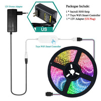 Smart WIFI LED Strip Light Work with Alexa Google Assistant Voice Control RGB LED Lights Strip 12V 5050 60LEDs/m Color Changing