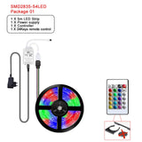 RGB 5050 Remote Control LED Strip Light DC12V 5M/10M/15M Waterproof Flexible Led Light Strip for Home Garden Decoration