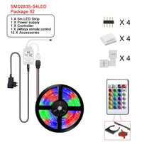 RGB 5050 Remote Control LED Strip Light DC12V 5M/10M/15M Waterproof Flexible Led Light Strip for Home Garden Decoration