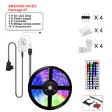 RGB 5050 Remote Control LED Strip Light DC12V 5M/10M/15M Waterproof Flexible Led Light Strip for Home Garden Decoration