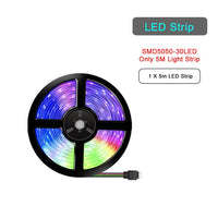 RGB 5050 Smart LED Strip WIFI Control Bluetooth Control 5M/300LED APP Remote Control 12V Waterproof Flexible Led Light Strip