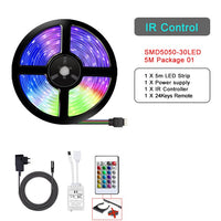 RGB 5050 Smart LED Strip WIFI Control Bluetooth Control 5M/300LED APP Remote Control 12V Waterproof Flexible Led Light Strip