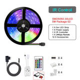RGB 5050 Smart LED Strip WIFI Control Bluetooth Control 5M/300LED APP Remote Control 12V Waterproof Flexible Led Light Strip