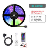 RGB 5050 Smart LED Strip WIFI Control Bluetooth Control 5M/300LED APP Remote Control 12V Waterproof Flexible Led Light Strip