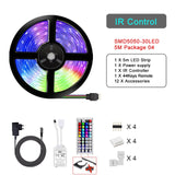 RGB 5050 Smart LED Strip WIFI Control Bluetooth Control 5M/300LED APP Remote Control 12V Waterproof Flexible Led Light Strip