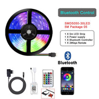 RGB 5050 Smart LED Strip WIFI Control Bluetooth Control 5M/300LED APP Remote Control 12V Waterproof Flexible Led Light Strip
