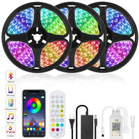 Goodland RGB LED Strip Light 12V Ribbon LED Lights Strip RGB Tape 5050 2835 Flexible Diode Tape for Room TV Backlight Bluetooth